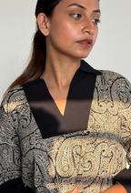 Kani Zest Classic V-Neck A-Line Kurti